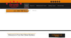 Desktop Screenshot of metalbuildingsandbarns.com